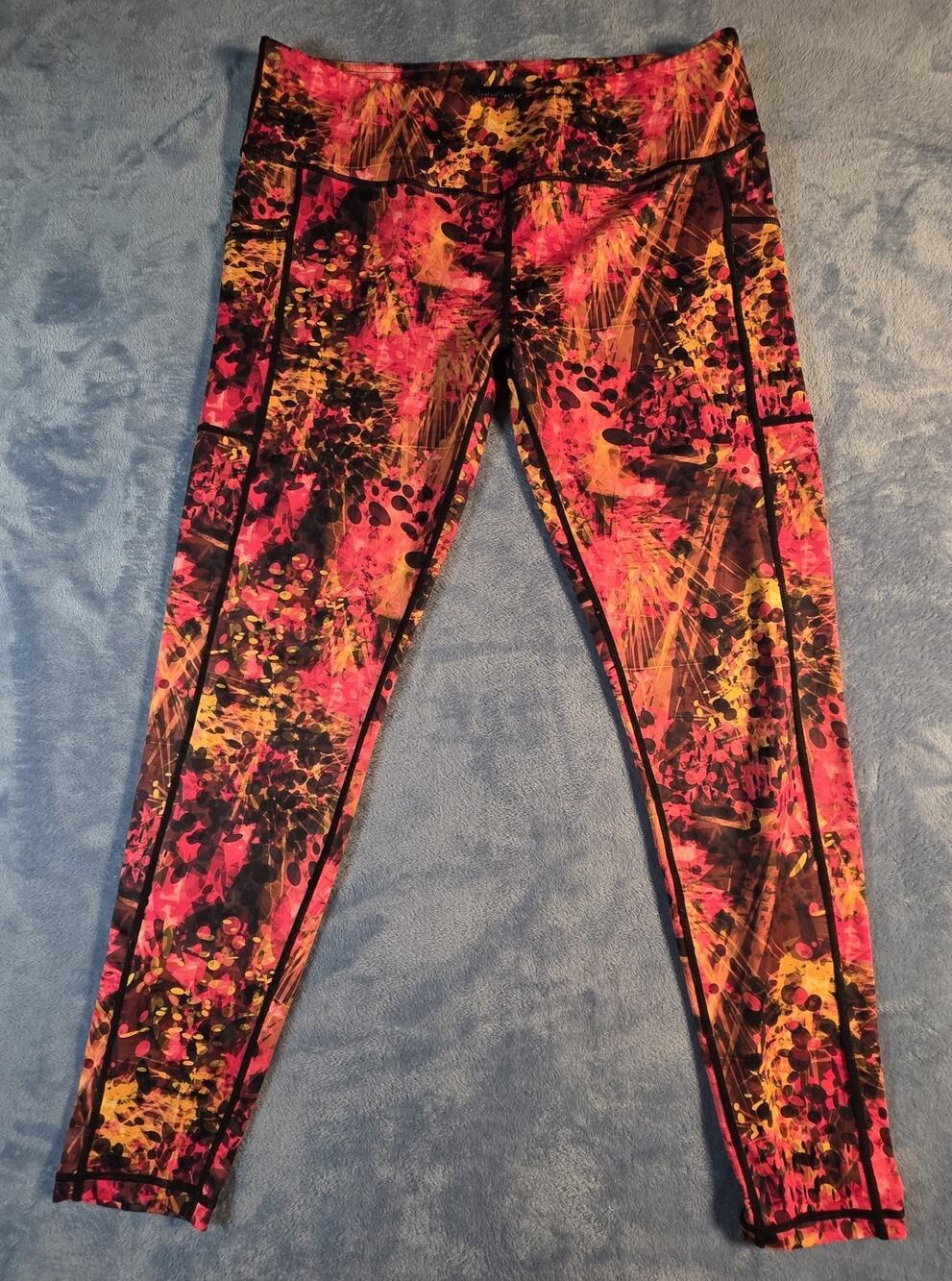 Constantly Varied Gear CVG Women’s XXL Colorful Abstract Workout Leggings